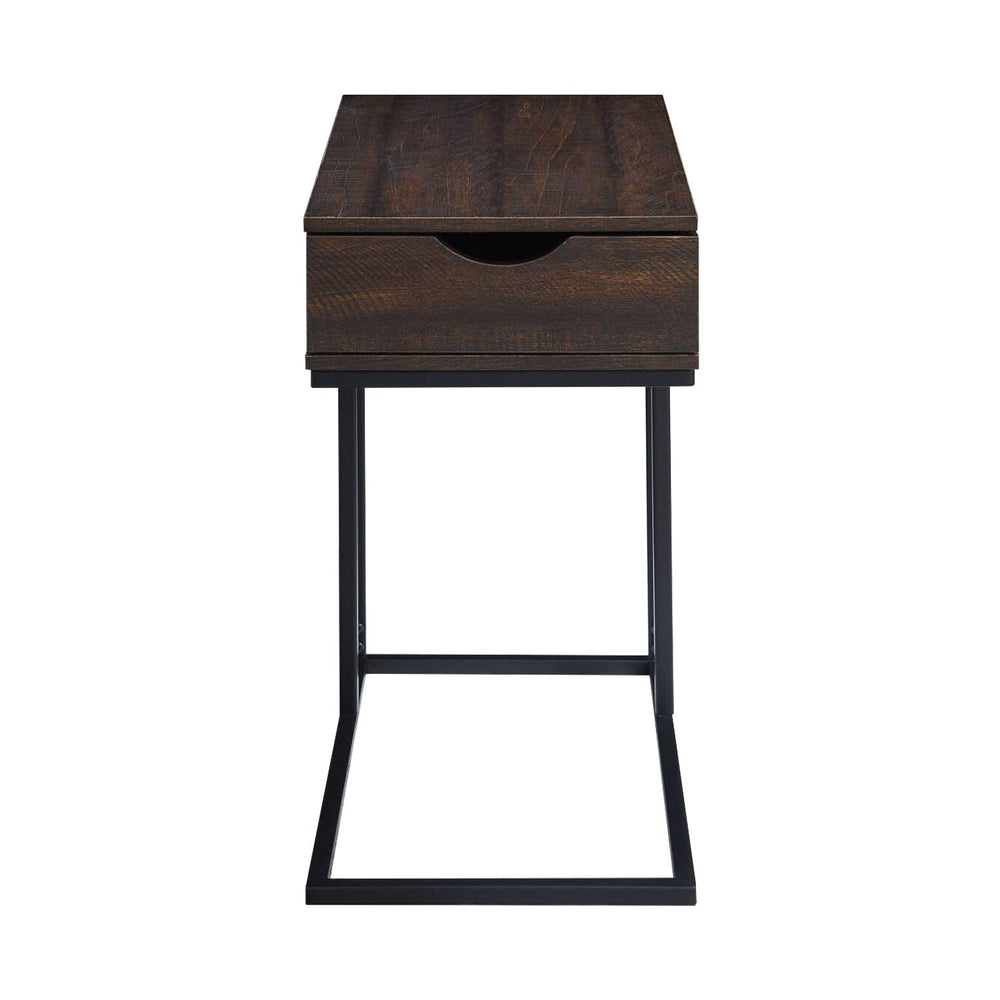 Sarantino C-Shaped Drawer Side Table