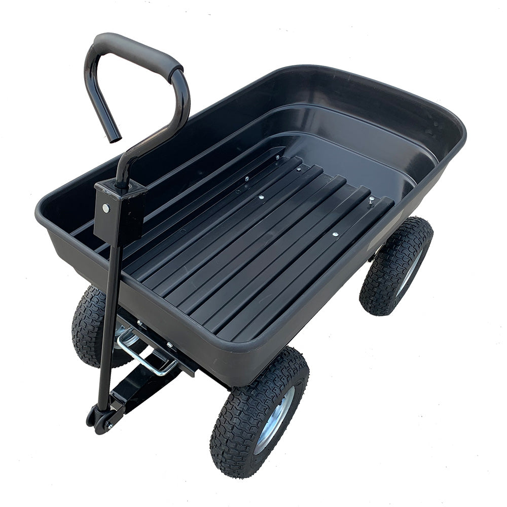 Kartrite Garden Dump Cart Wagon Wheel Barrow 125L