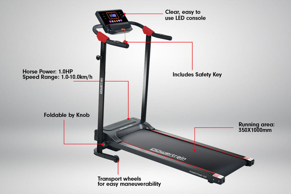 Powertrain V20 Electric Treadmill