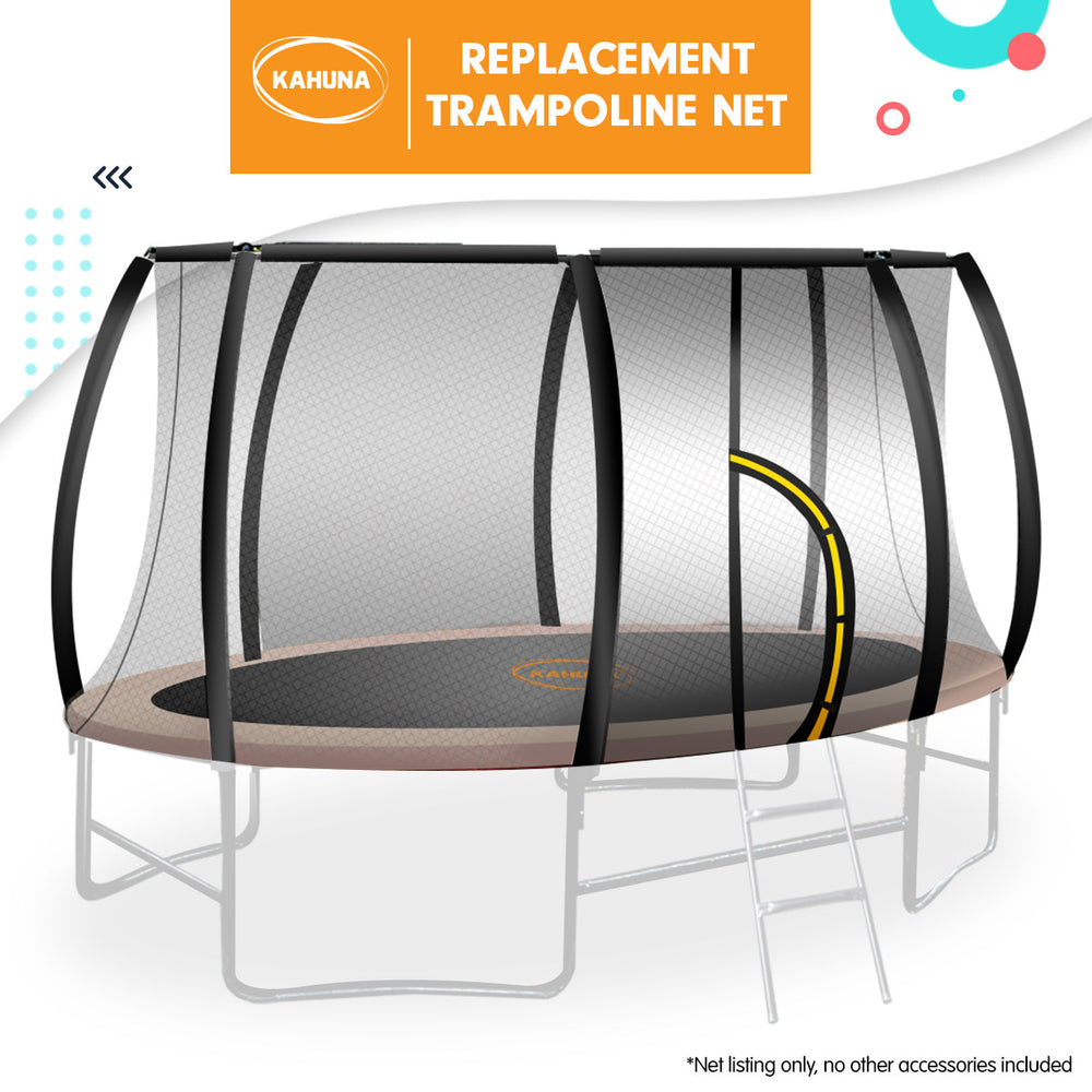 Kahuna  8ft x 14ft Oval Replacement Trampoline Net