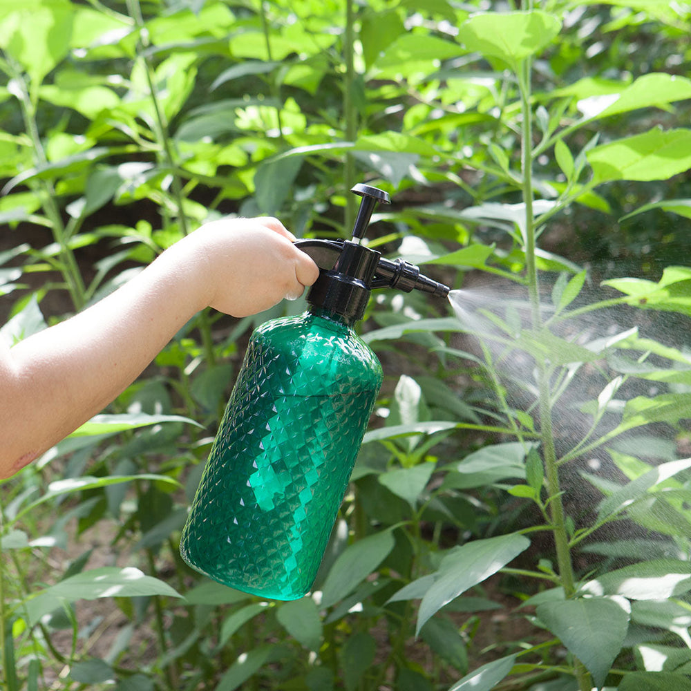 SOGA 2 Liter Mist Water Spray Bottle Hand Held Pressure Adjustable Nozzle with Top Pump Indoor Outdoor Gardening
