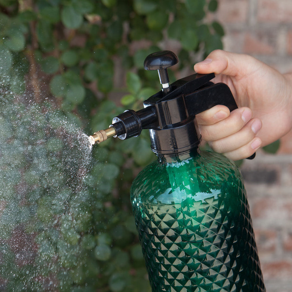 SOGA 2 Liter Mist Water Spray Bottle Hand Held Pressure Adjustable Nozzle with Top Pump Indoor Outdoor Gardening