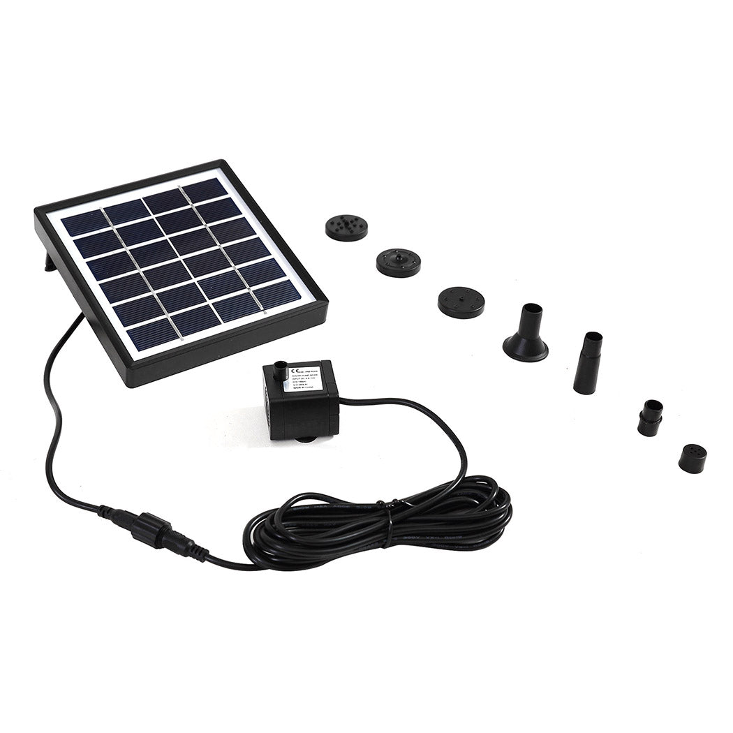 Lambu Solar Powered Water Fountain Pump Kit Bird Bath Pond Pool Garden ...