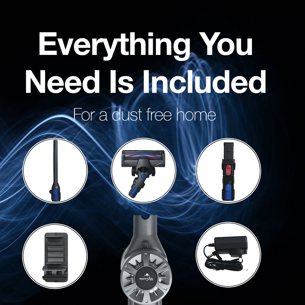 MyGenie X5 Handheld Cordless Stick Handstick Vacuum Bagless Rechargeable Blue