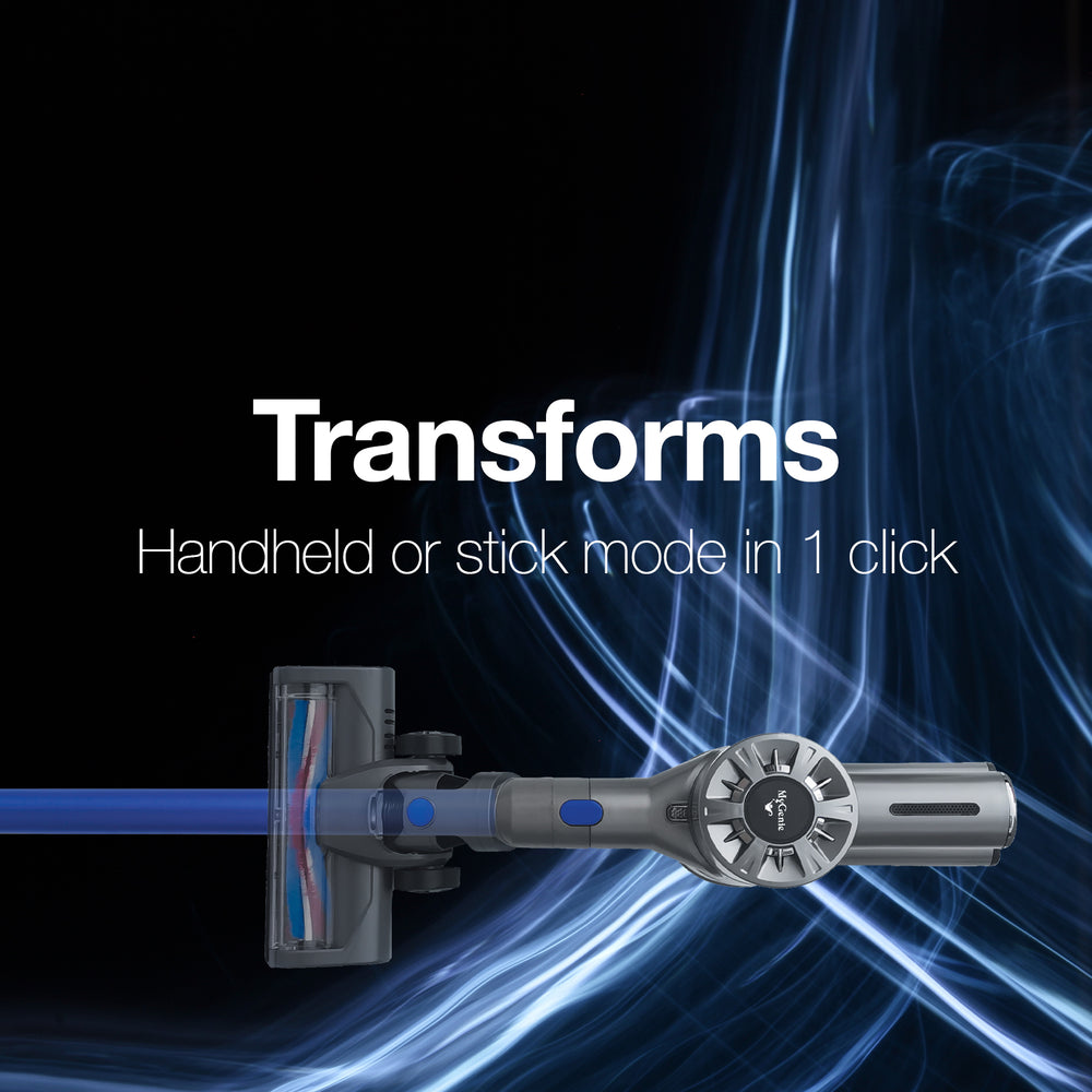 MyGenie X5 Handheld Cordless Stick Handstick Vacuum Bagless Rechargeable Blue