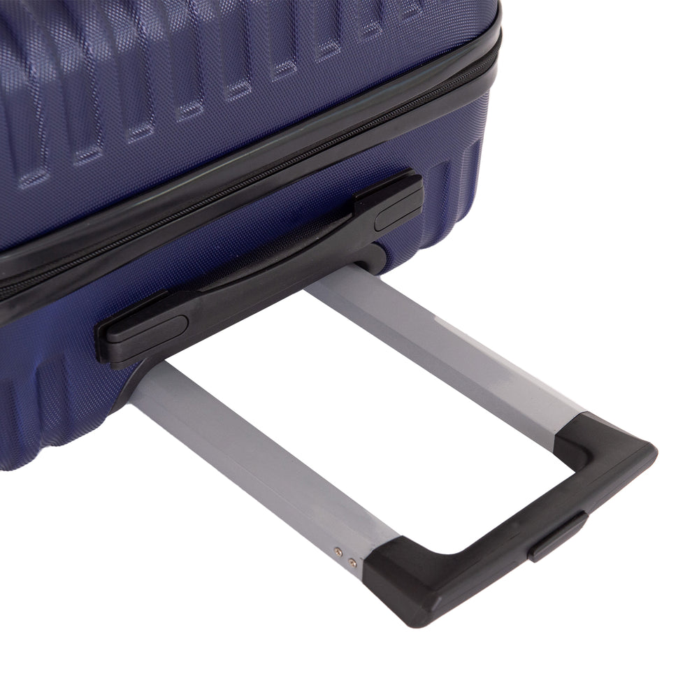 Milano Decor Luggage Set Travel Hard Case 20 inch 24 inch 28 inch Hard Case Durable 3 Piece Blue
