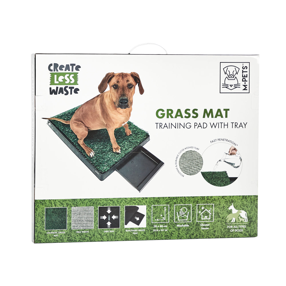 Mi-Pets Pad Dog Grass With Tray Green