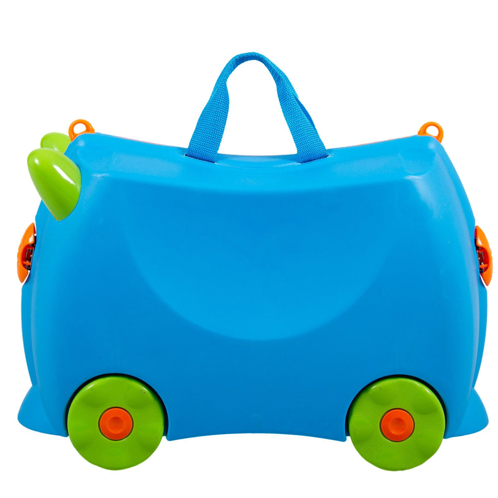 Kiddicare Bon Voyage Kids Ride On Suitcase Luggage Travel Bag Blue