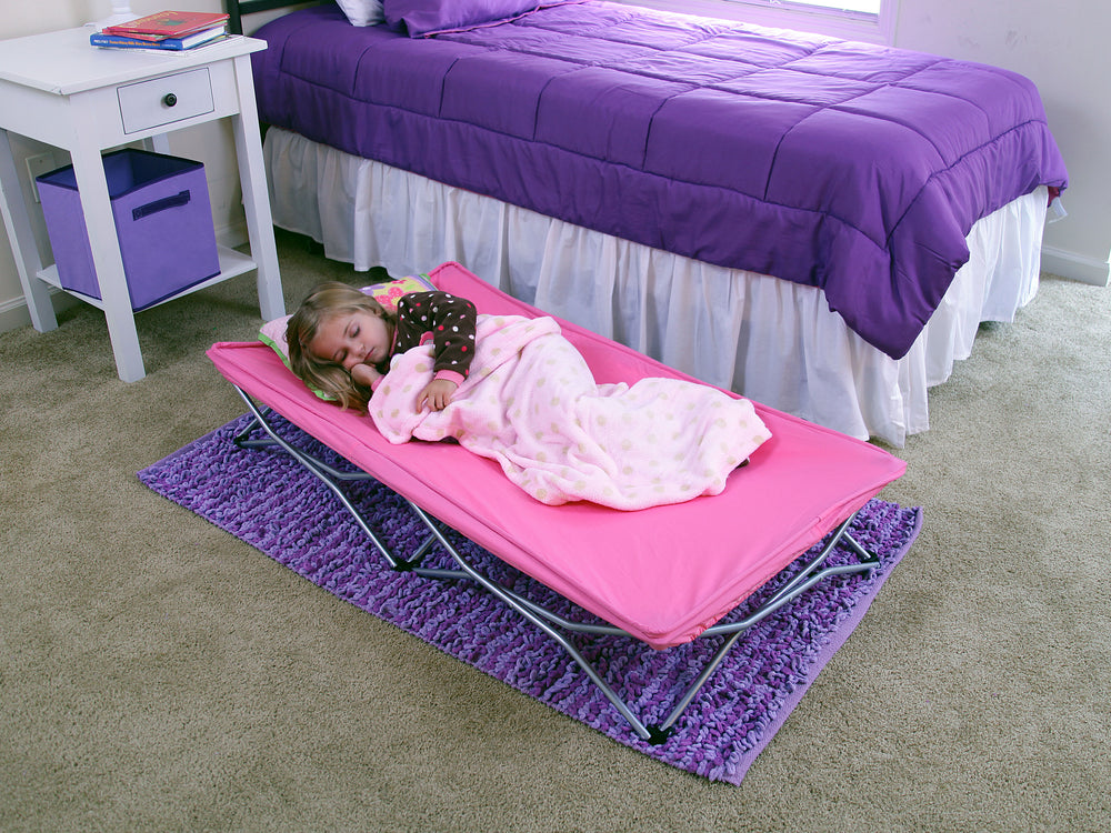 Regalo Portable Toddler Bed Pink