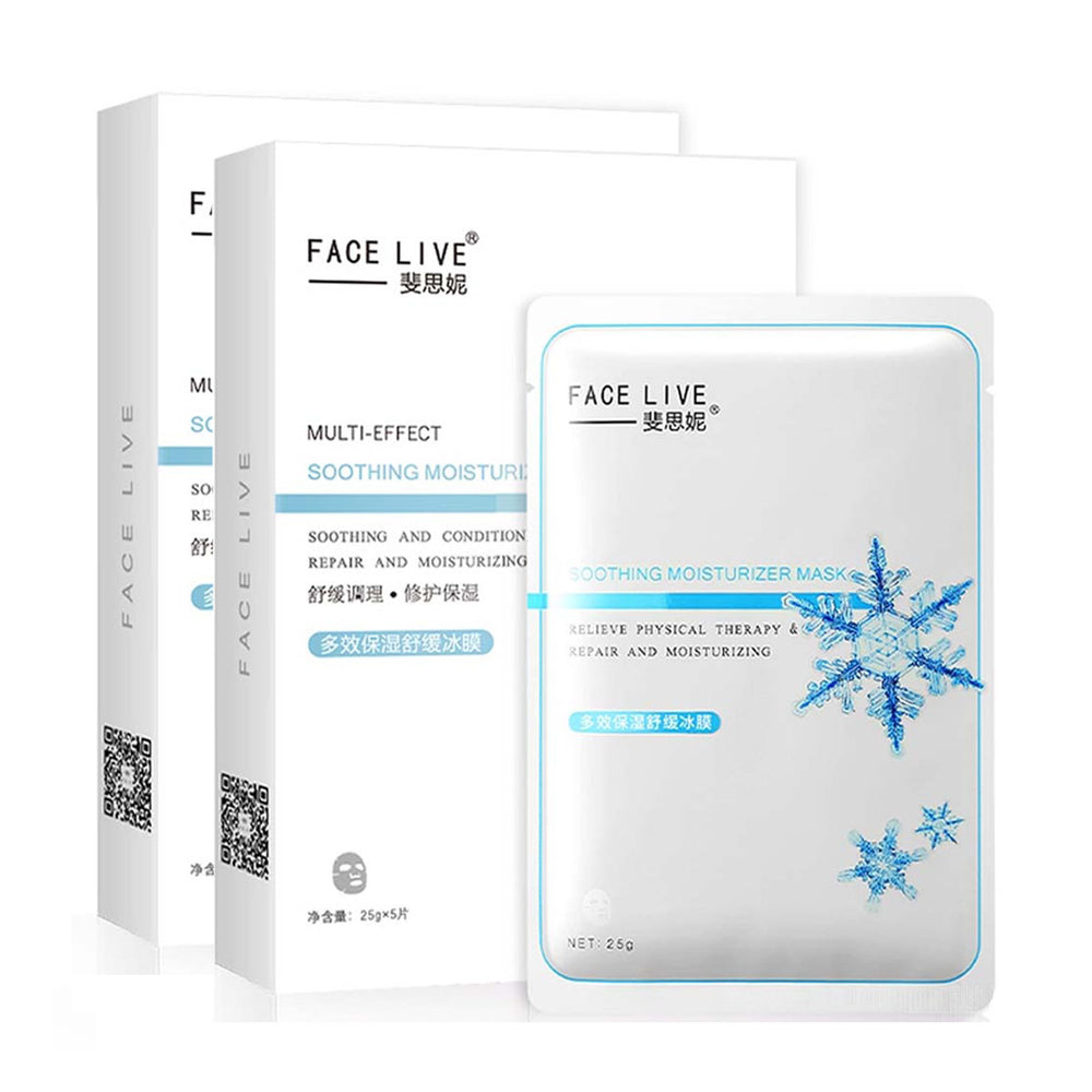 Facelive Multi Moisturizing &amp; Soothing Ice Mask 25g*5pcs Box X2Pack