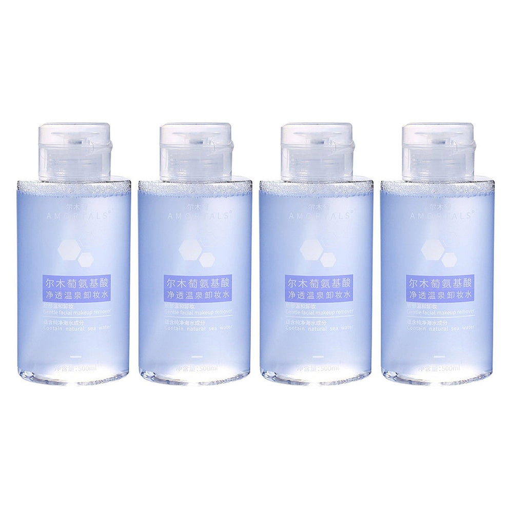 Amortals Free Shipping Amino Acid Thorough Spring Water Makeup Remover Cleanser 500ml X 4pack