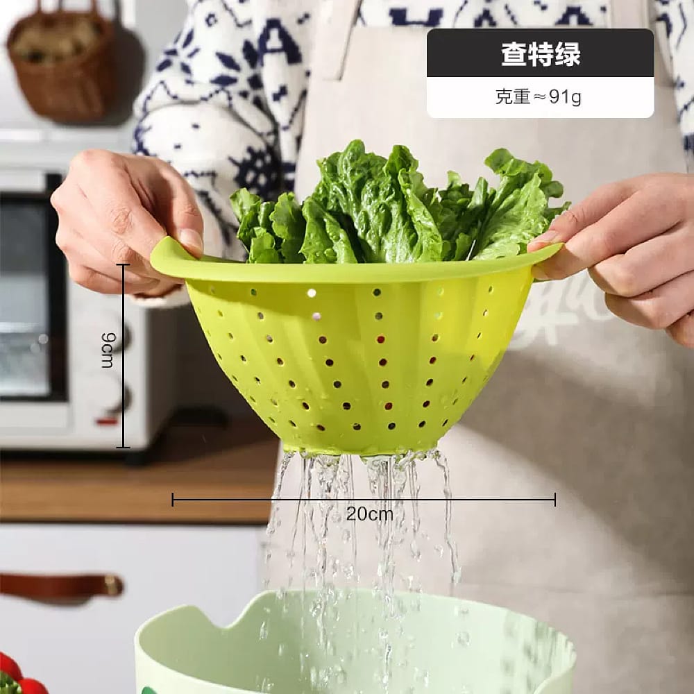 Robo Lobo silicone water filter bowl Chatter Green 1.2L