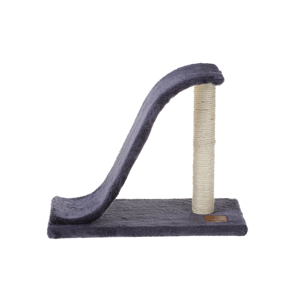 Charlie&#39;s Slidey Cat Tree Scratcher with Sisal and Carpet Grey