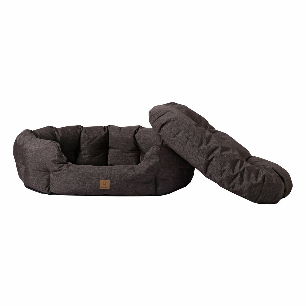 Charlie&#39;s Pet Anti Scratch Outdoor Dog Bed- Grey - Large