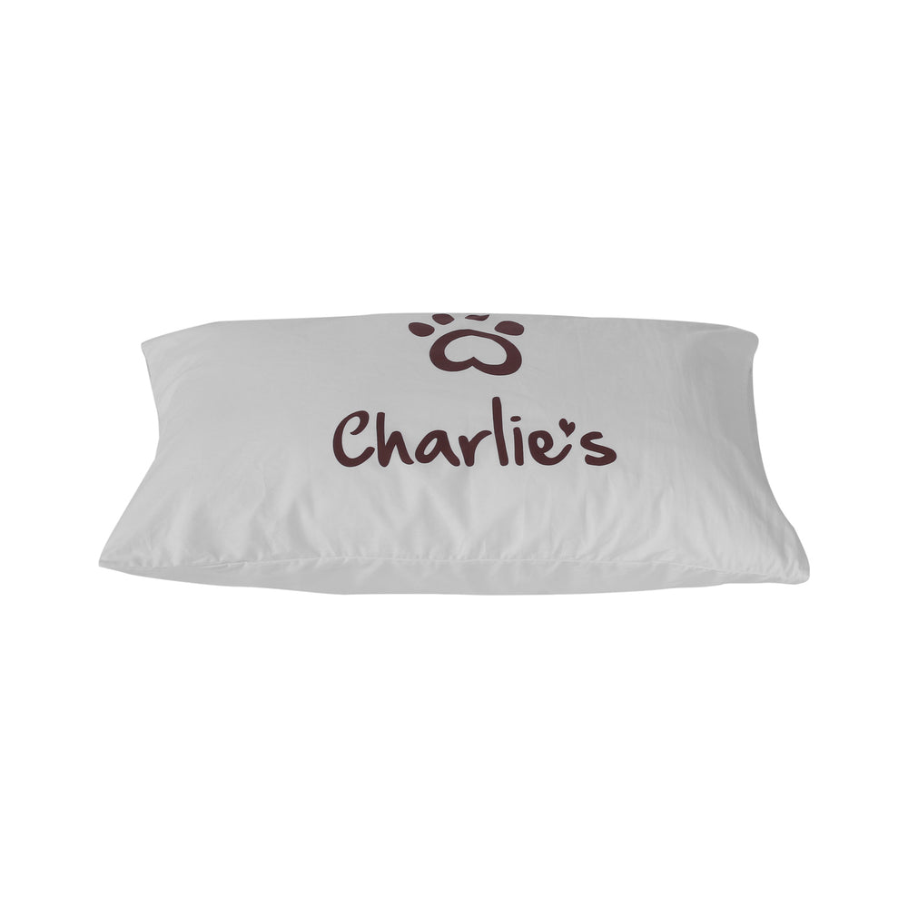 Charlie&#39;s Pet Pillow Dog Bed Cover White Small