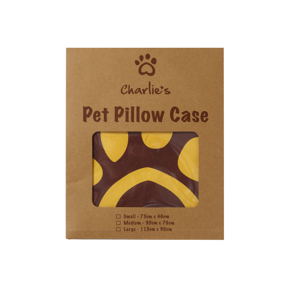 Charlie&#39;s Pet Pillow Dog Bed Cover Terracotta Large