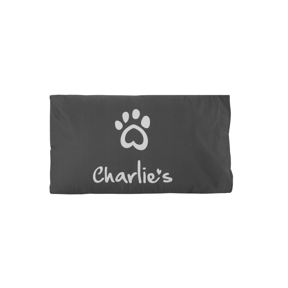 Charlie&#39;s Pet Pillow Dog Bed Cover Charcoal Medium