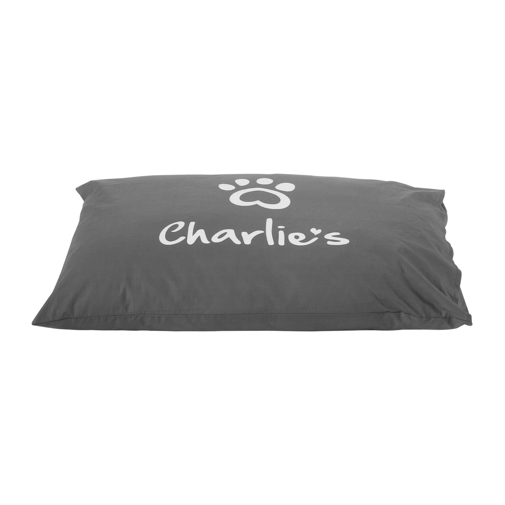 Charlie&#39;s Pet Pillow Dog Bed Cover Charcoal Large