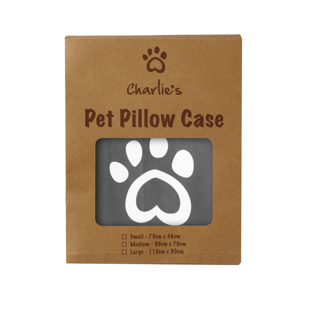 Charlie&#39;s Pet Pillow Dog Bed Cover Charcoal Large