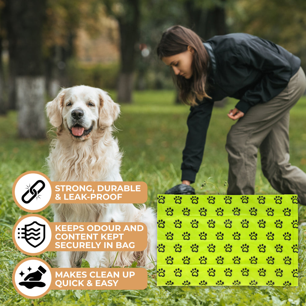 Charlie&#39;s Biodegradable Doggy Poop Bags and Dispenser 960 Bags