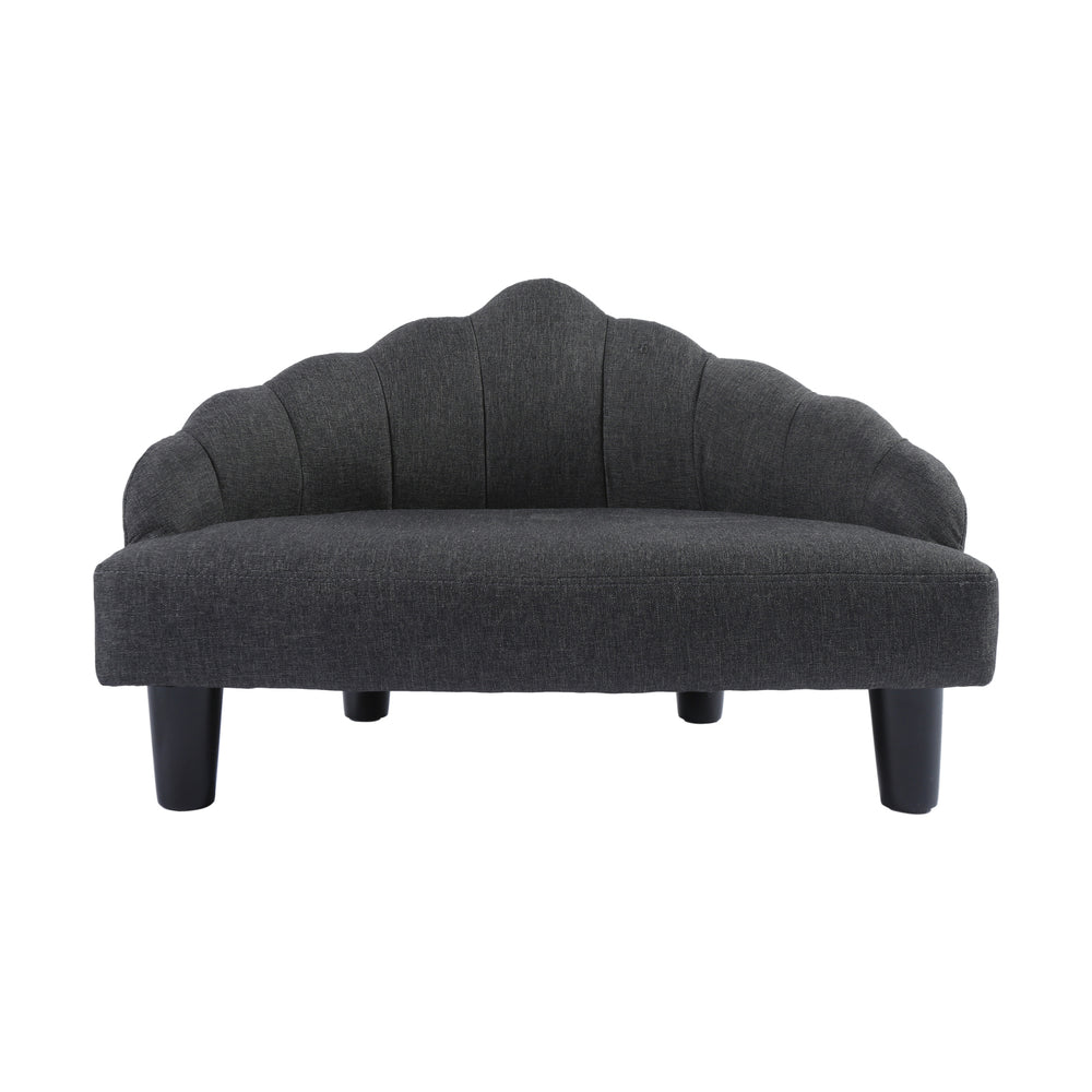 Charlie&#39;s Crown Elevated Pet Sofa Bed Charcoal