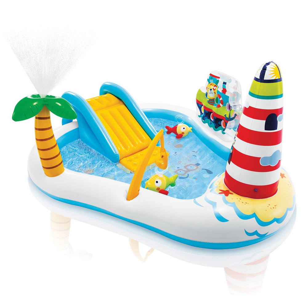 Intex 57162NP Fishing Fun Play Centre Inflatable Kids Pool