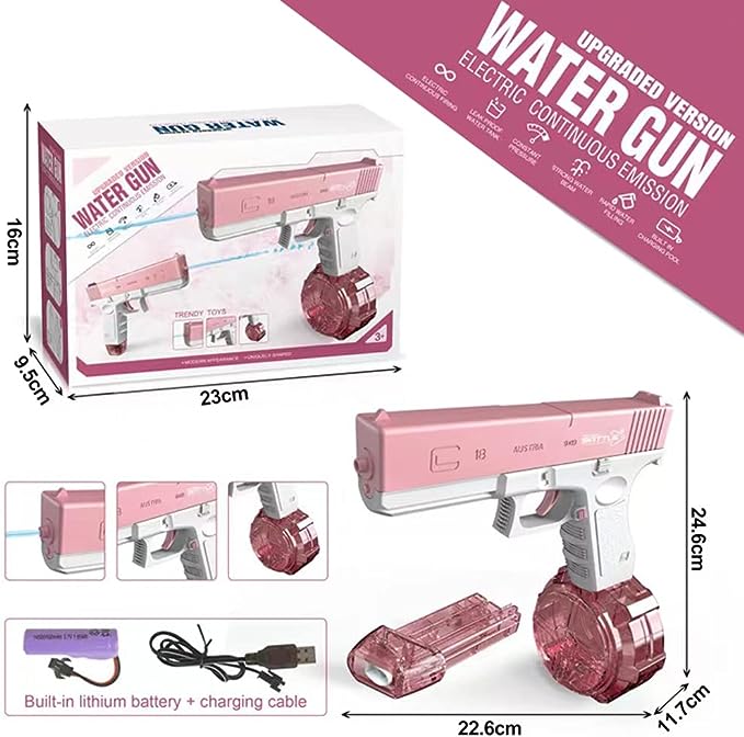 Summer Play water gun Water Game toy gun fully automatic water gun Outdoor Beach kids adults Watergun with large water storag