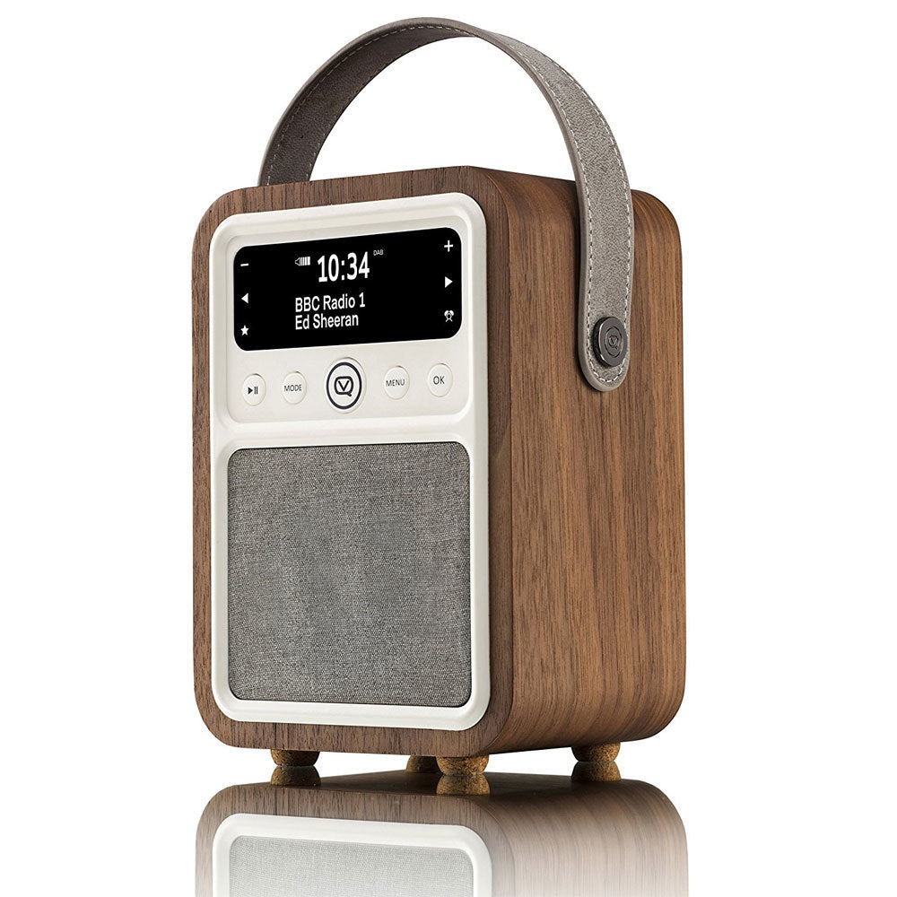 VQ Monty DAB+/Digital Radio/FM/Bluetooth Alarm Clock - Walnut