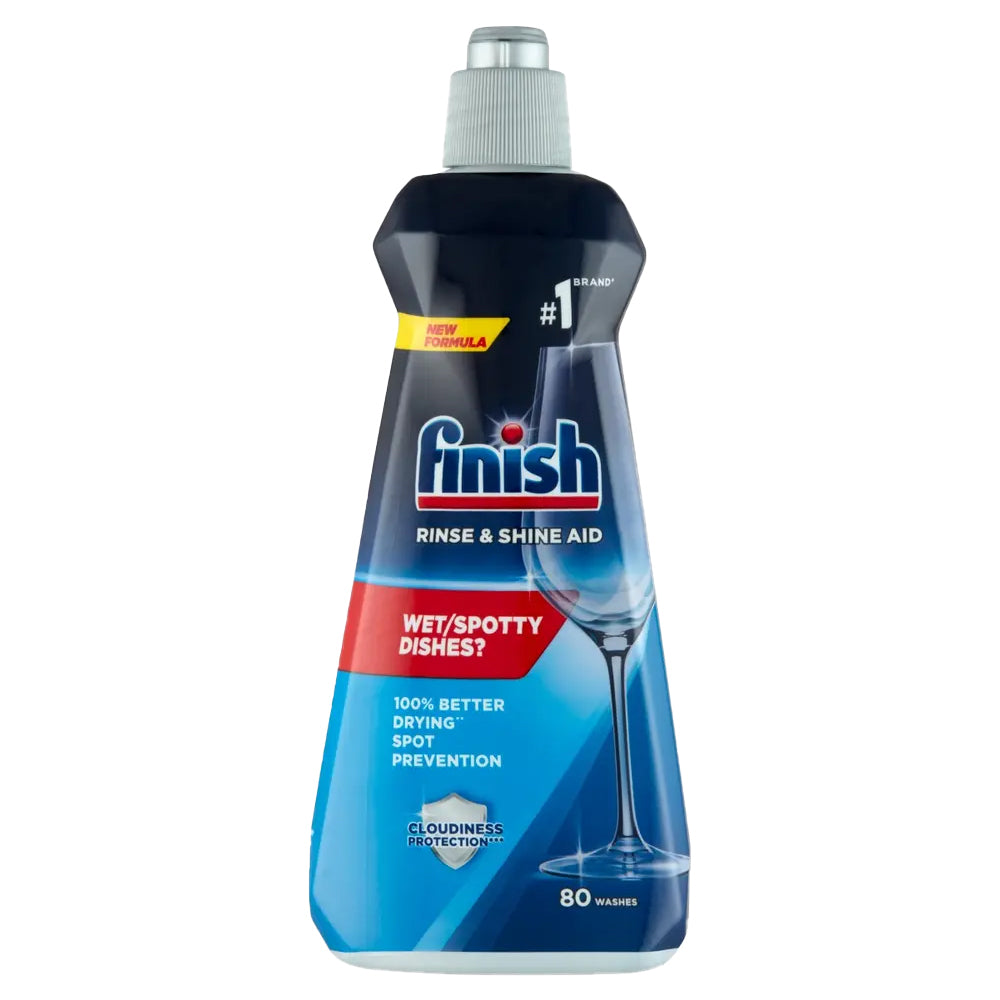 4PK Finish Rinse &amp; Shine 400ml Aid Dishwashing Liquid Cleaning Soap
