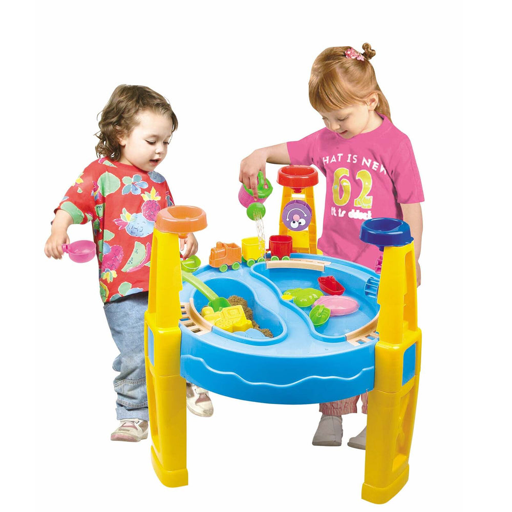 GEM TOYS Large Children&#39;s Sand &amp; Water Table with 24 Accessories for Play