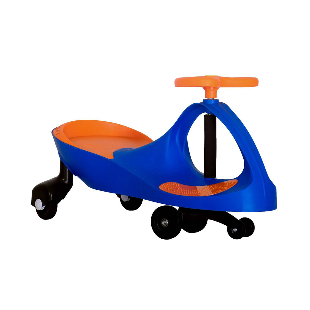 Lenoxx Ride-on Swing Car (Blue) Pedal-free, Fun &amp; Fast for Children