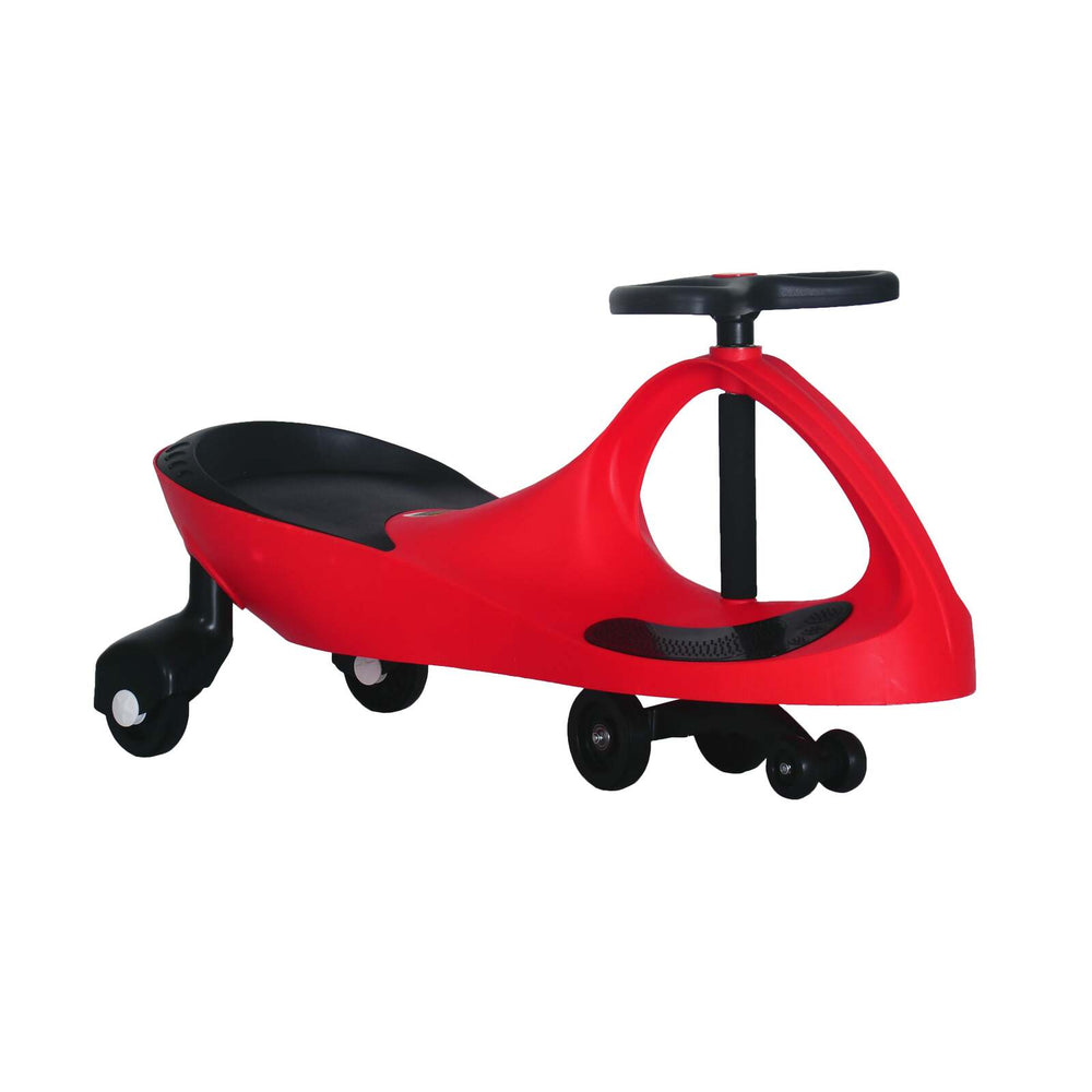 Lenoxx Ride-on Swing Car (Red) Pedal-free, Fun &amp; Fast for Children