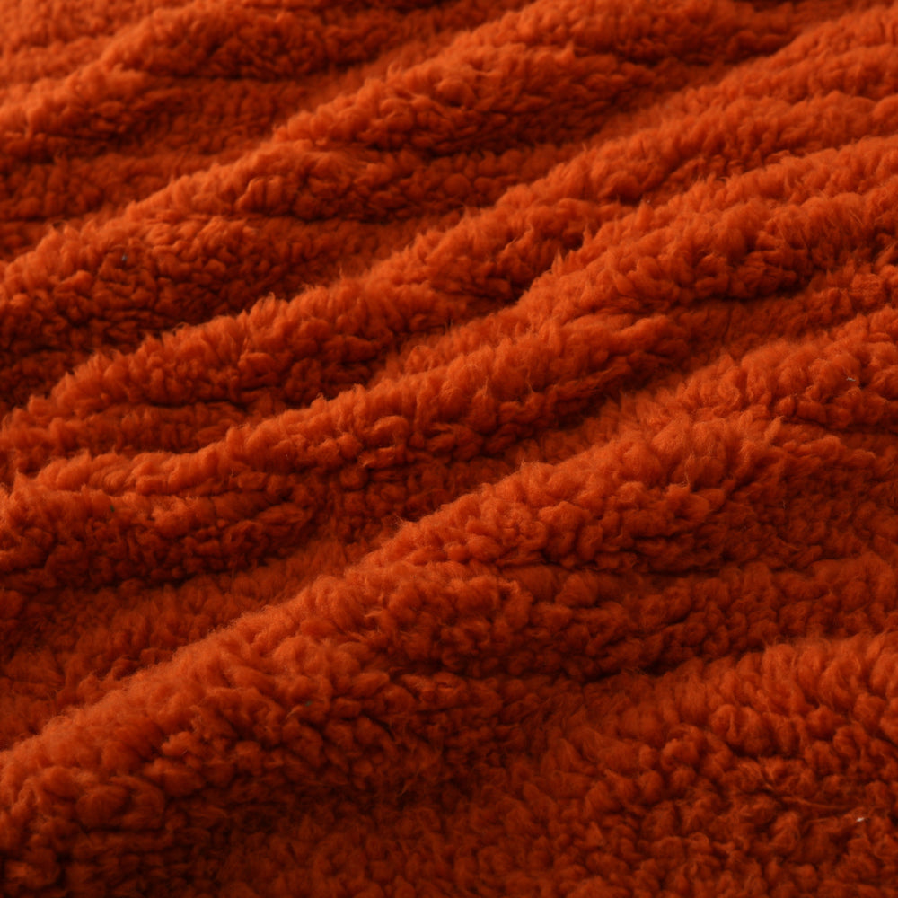Dreamaker Reversible Heated Throw Blanket Two Tone (Rust/Eden Green) - 160 X 120cm