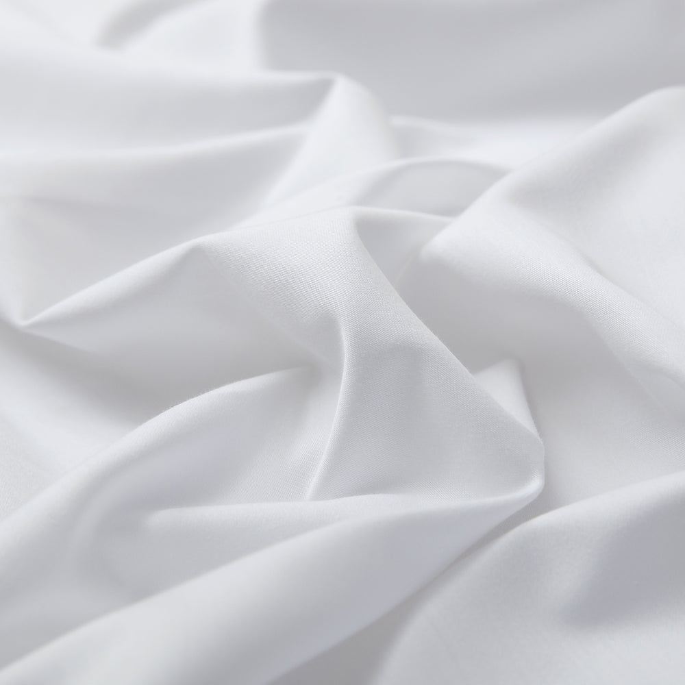 Dreamaker 1500TC Cotton Rich Sateen Sheet Set White Super King Bed