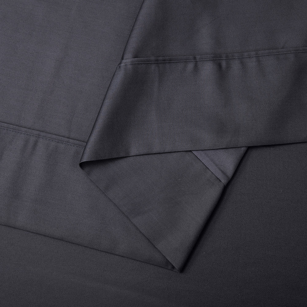 Dreamaker 1500TC Cotton Rich Sateen Sheet Set Charcoal Super King Bed