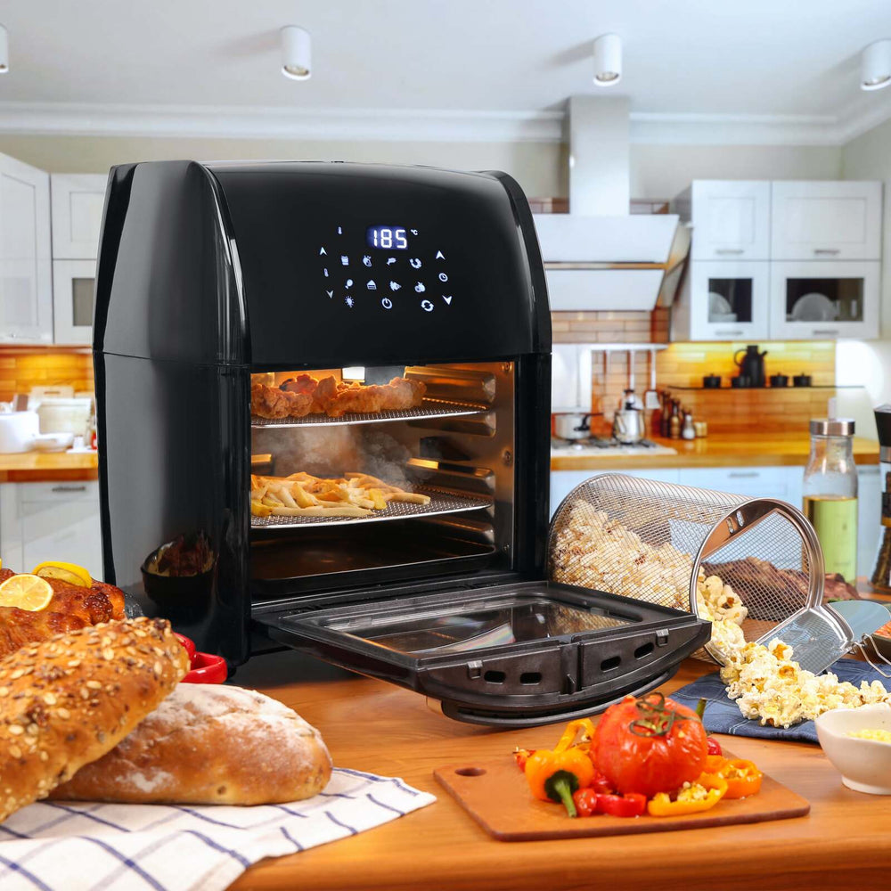 Healthy Choice 14L Digital Turbo Air Fryer Cooker w/Rotisserie
