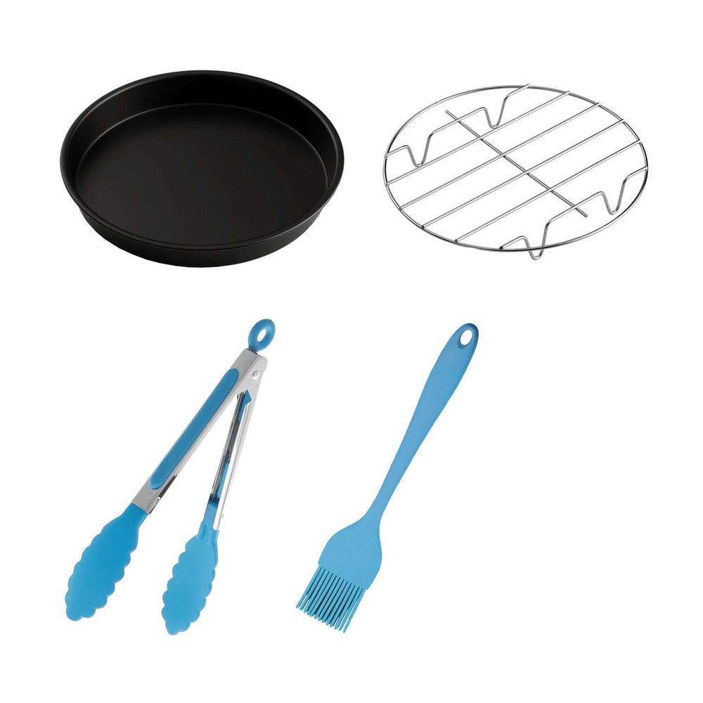 Healthy Choice Air Fryer Accessories: Grilling Set w/ Wire Rack &amp; Silicon Tongs