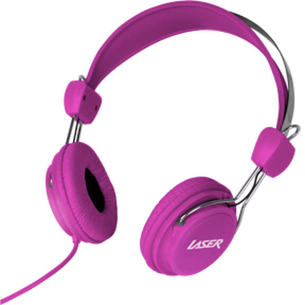 2PK Laser Safe Kids Headphones 3.5mm - Pink