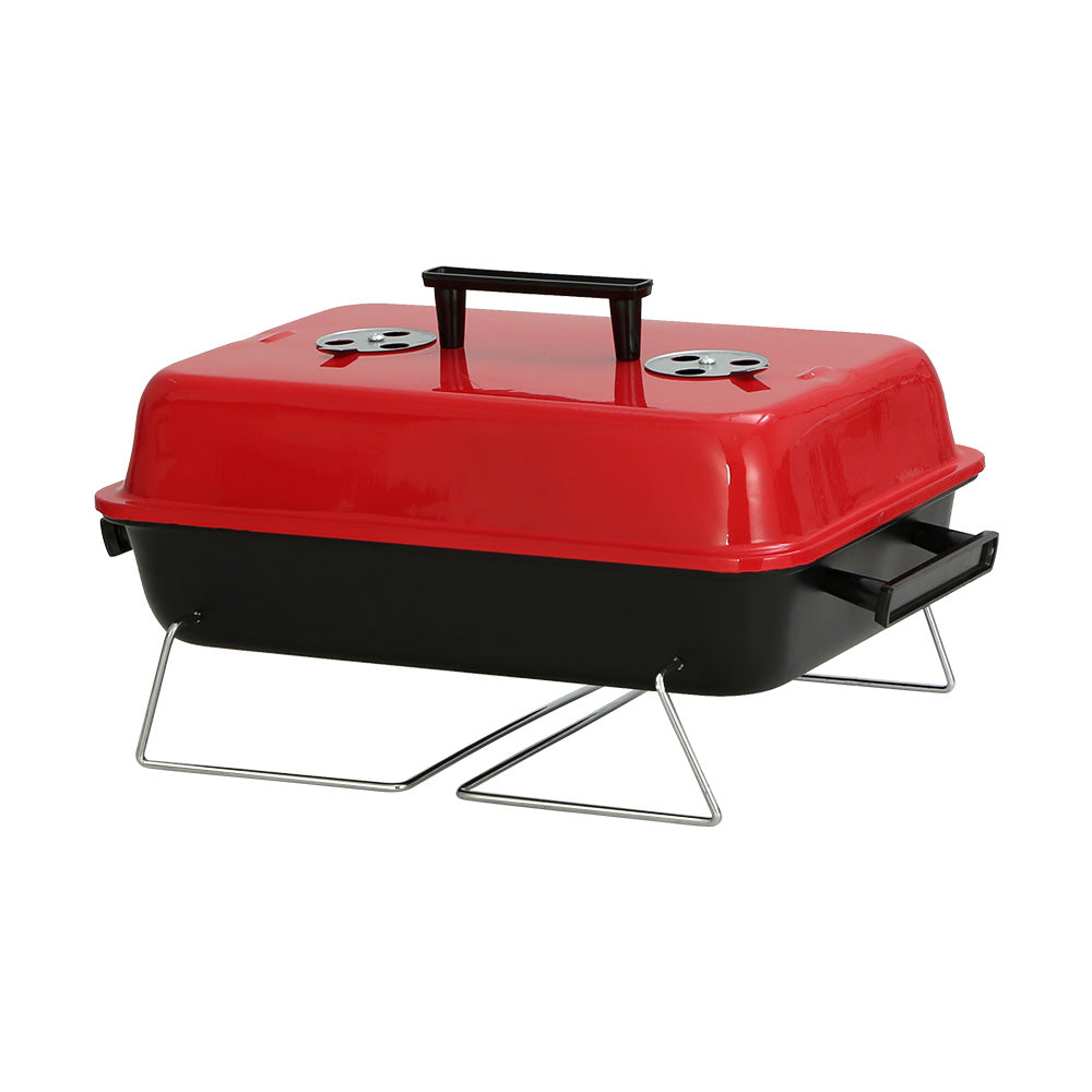 Grillz Charcoal Portable Camping Grill Smoker