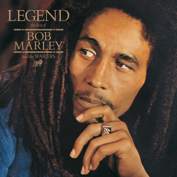 Crosley Record Storage Crate &amp; Bob Marley  - Legend - Vinyl Album Bundle