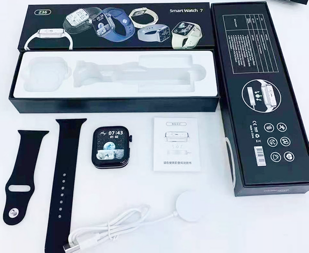 Orotec NexGen Sport Smart Watch 44mm Reloj Intelligent NXG-Z36, Black