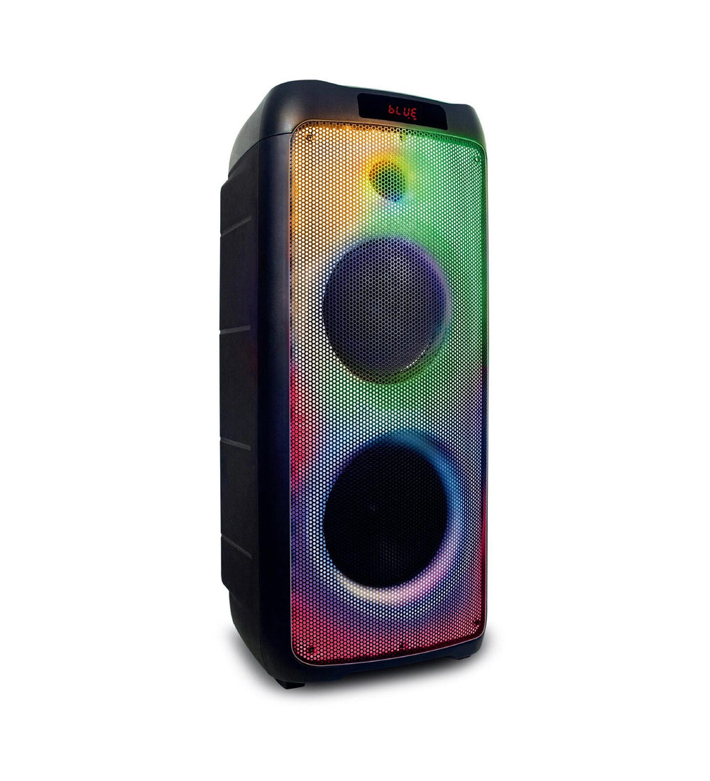 Lenoxx Large Powerful, Portable Party Speaker w/ LED Lights, RMS 120W