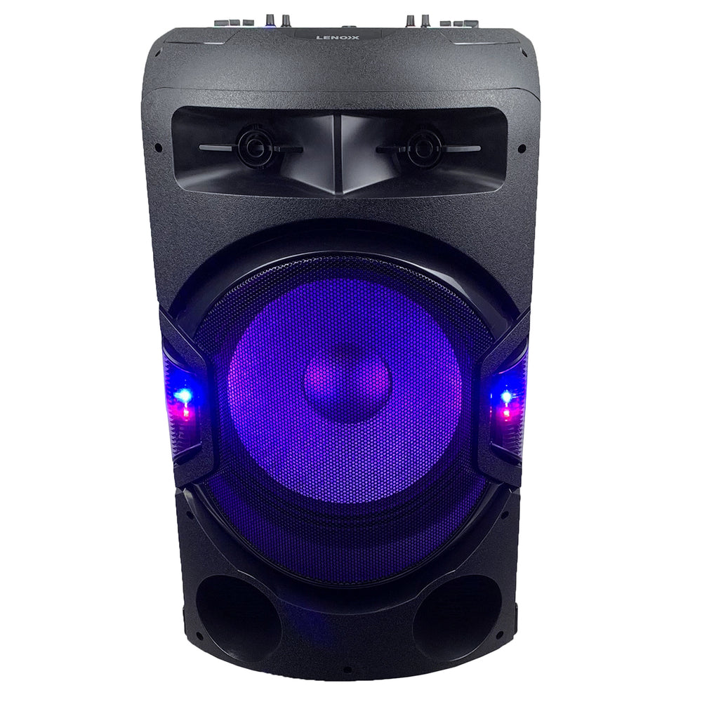 Lenoxx Bluetooth Speaker 300W RMS Audio DJ/Party Entertainment w/Remote -81cm