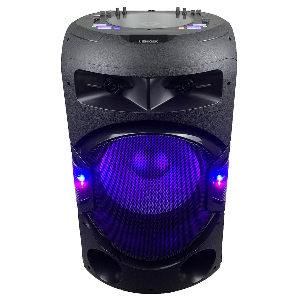 Lenoxx Bluetooth Speaker 300W RMS Audio DJ/Party Entertainment w/Remote -81cm