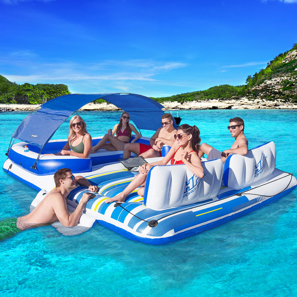 Bestway Inflatable 6-person Floating Island Lounge
