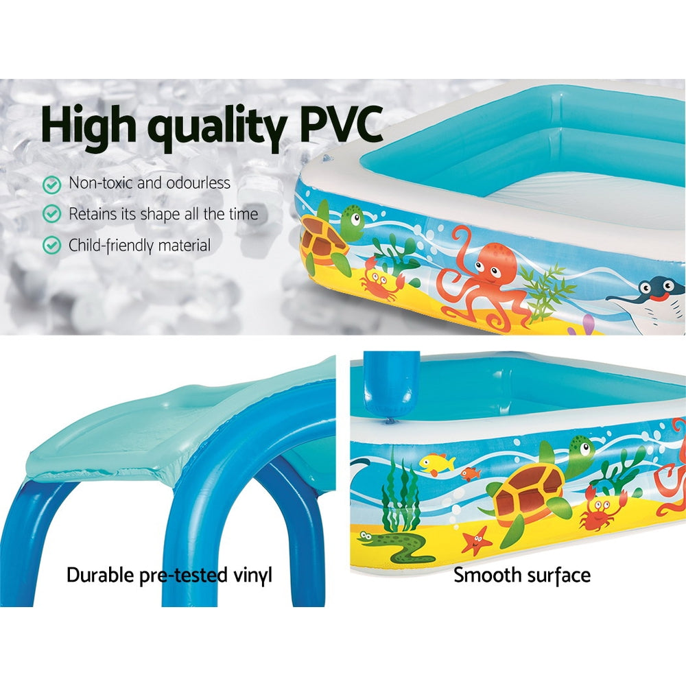Bestway Inflatable Kids Pool Canopy Play