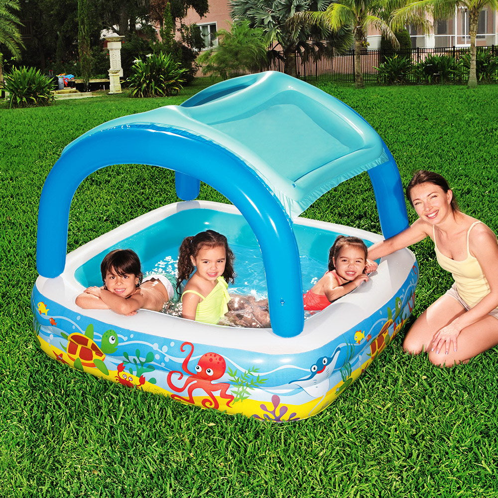 Bestway Inflatable Kids Pool Canopy Play
