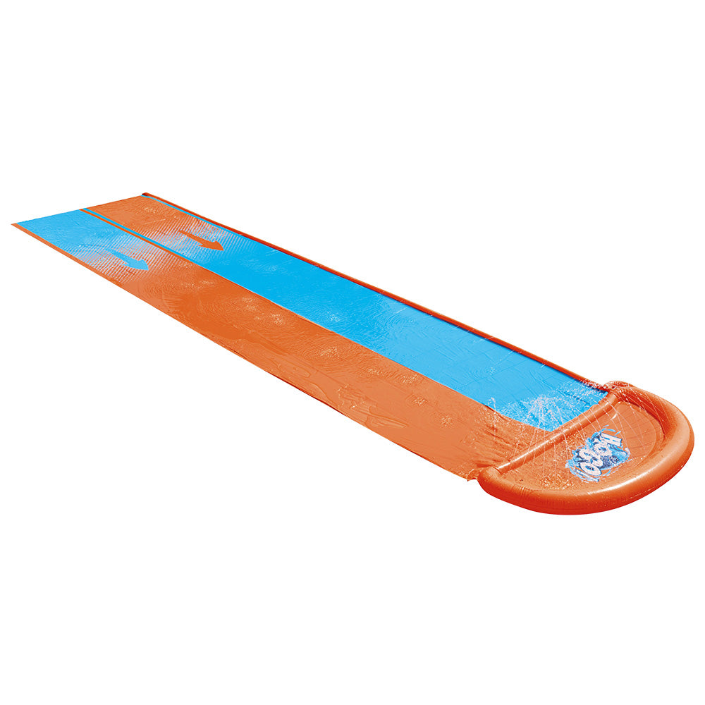 Bestway 4.88m Double Lane Inflatable Water Slip Slide - Orange/Blue