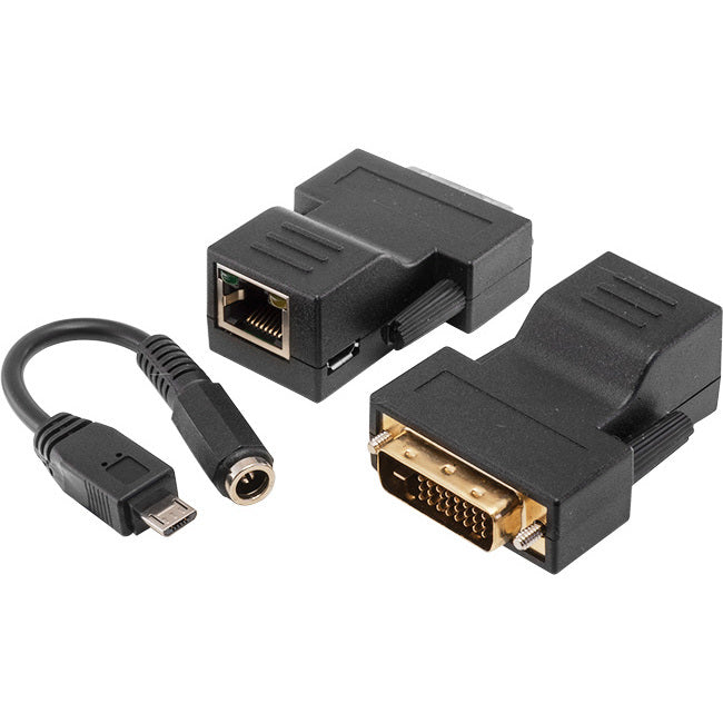 DVI OVER SINGLE CAT5 EXTENDER UP TO 50M 1080p 70M 1080i
