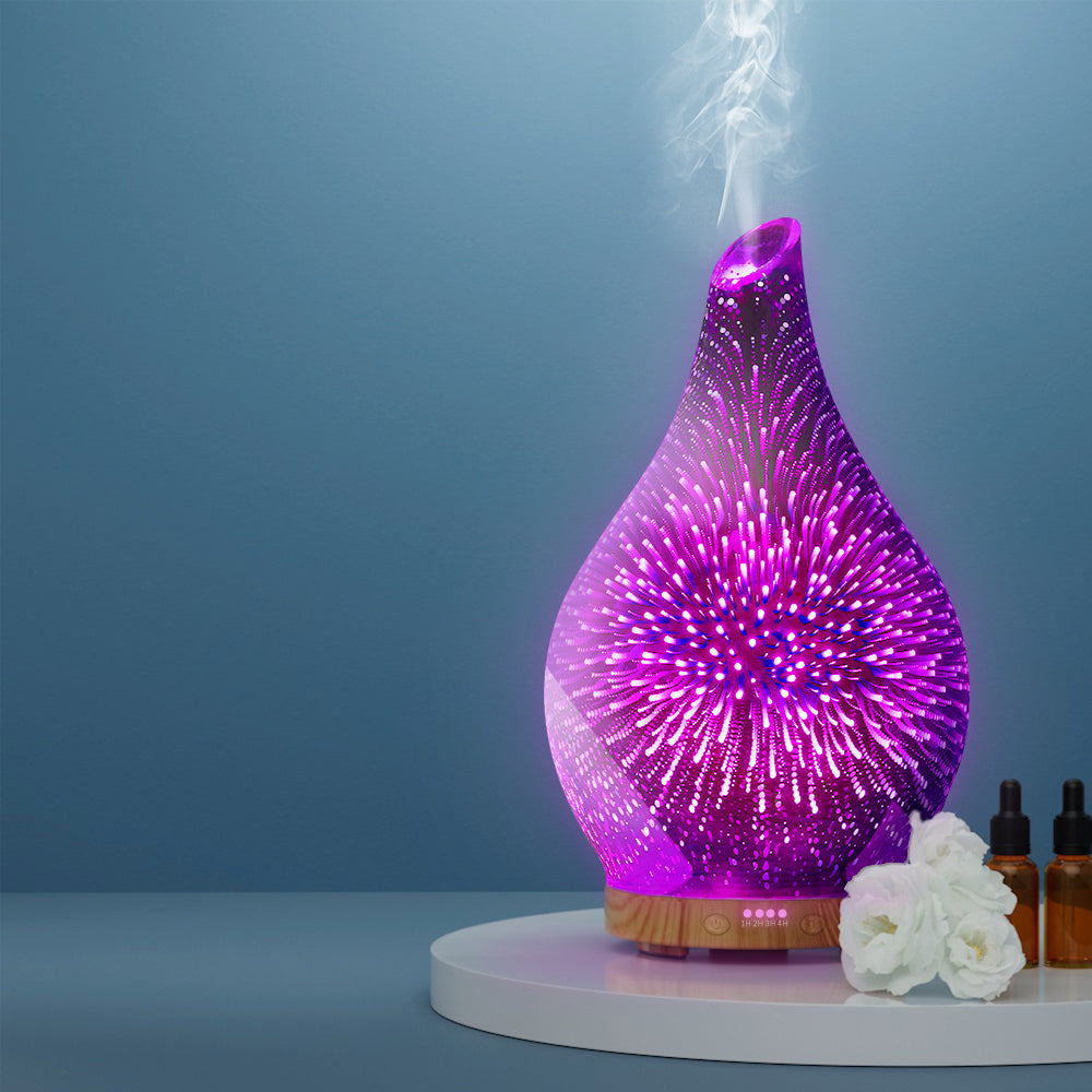 Devanti Aroma Diffuser 3D LED Air Humidifier